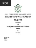 Chemistry Investigatory Project