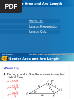 11 3sector Area Arc Lengths