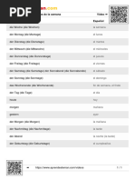 Vocabulario Alemán