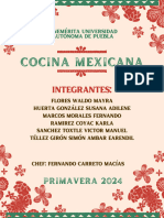 Cocina Mexicana. Recetario Semana 1