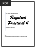 4 - IB Biology Required Practical 4 - Chromatography - IBDP - Lab Experiment Guide