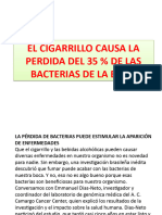 EL CIGARRILLO y LAS BACTERIAS BUCALES