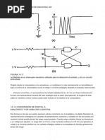 FIGURA 14.17 (A) Rebote de Un Interruptor Mecánico Utilizado para La Detección de Estado, y (B) Un Circuito Antirrebote