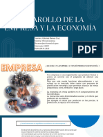 Desarrollo de La Empresa y La Economía