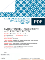 Case Presentation On Ulcerative Colitis-1