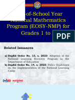 National Mathematics Program