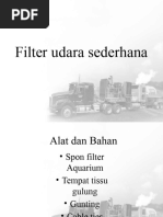 Filter Udara Sederhana