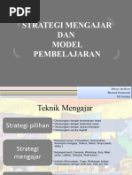 Strategi Mengajar DAN Model Pembelajaran: Hanna Apriliana Khusnul Fauziawati Titi Sundari