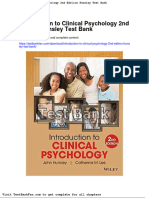 Dwnload Full Introduction To Clinical Psychology 2nd Edition Hunsley Test Bank PDF