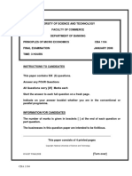 CBA1104200801 Principles of Micro Economics