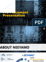 Neeyamo - Placement Product Specalist - PPT - 2023