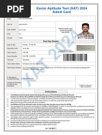 Admit Card