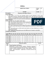 MAT3002 - APPLIED-LINEAR-ALGEBRA - LT - 1.0 - 1 - Applied Linear Algebra