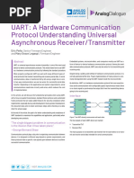 UART: A Hardware Communication Protocol Understanding Universal Asynchronous Receiver/Transmitter