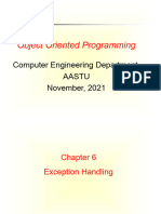 Chapter 6-Exception Handling