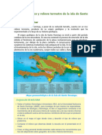 Origen Geologico y Relieve Terrestre de La Isla de Santo Domingo Por Ignacio Aybar