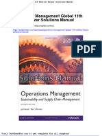 Dwnload Full Operations Management Global 11th Edition Heizer Solutions Manual PDF