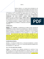 Minuta de Contrato de Compraventa Onerosa Sr. Dante