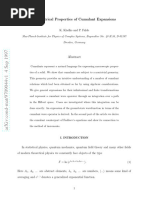 Geometrical Properties of Cumulant Expansions