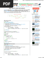 VHDL Code For Counters With Testbench