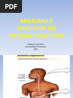 Anatomia e Fisiologia Do Sistema Digestório