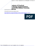 Dwnload Full Database Systems A Practical Approach To Design Implementation and Management 6th Edition Connolly Solutions Manual PDF