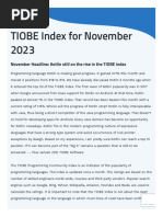 TIOBE Index - TIOBE