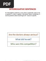 Interrogative Question