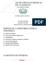 Historia Clinica Fisiatrica