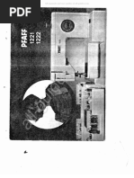 Pfaff 1221 Sewing Machine Instruction Manual