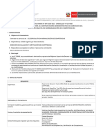 Convocatoria para La Contratación Administrativa de Servicios De: (01) Especialista en Normalización de Competencias