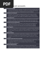 Nature of Cost Accounts