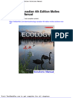 Dwnload Full Ecology Canadian 4th Edition Molles Solutions Manual PDF