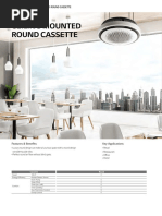 LG 2020 Ceiling Mounted Round Cassette