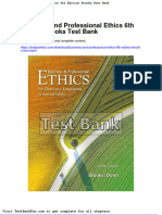 Dwnload Full Business and Professional Ethics 6th Edition Brooks Test Bank PDF