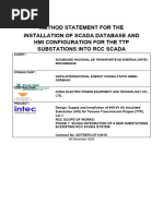 Method Statement For Configuration of The TTP Substations in Scada in The RCC