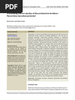 A Screening Tool For Quality of Mycorrhizal Bio FertilizerMycorrhiza Inoculum Potential