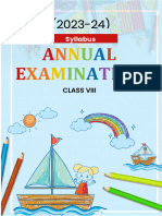 Annual Exam-Syllabus-Class 8