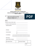 2022 Grade 456 7 School Fee Commitment Form