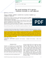 A Comparison of The Wood Anatomy of 11 Species From Two Cerrado Habitats (Cerrado S.S. and Adjacent Gallery Forest) - Sonsin Et Al