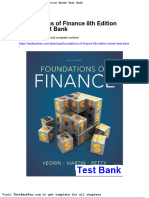 Dwnload Full Foundations of Finance 8th Edition Keown Test Bank PDF