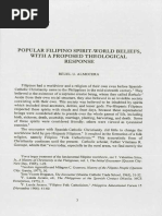 3 (2000) Reuel Almocera - Popular Filipino Spirit-World Beliefs, With A Proposed Theological Response