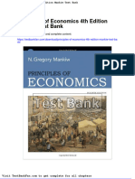 Dwnload Full Principles of Economics 4th Edition Mankiw Test Bank PDF