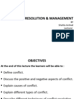 Unit-Viii-conflict Resolution & Management