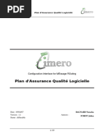 Plan Assurance Qualite Logicielle