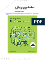 Dwnload Full Principles of Microeconomics 2nd Edition Mateer Test Bank PDF