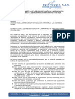 1 - Anexo 01 - Formato Carta de Presentación de La Propuesta