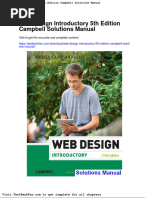 Dwnload Full Web Design Introductory 5th Edition Campbell Solutions Manual PDF