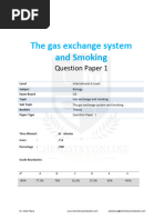 16.1 The - Gas - Exchange - System - and - Smoking Cie Ial Biology QP Theory Unlocked Unlocked