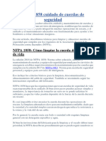 NORMA NFPA 1858 Cuidado de Cuerdas de Seguridad